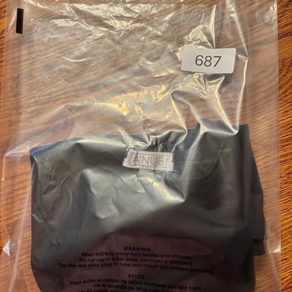 A'nue Miami A Line Tank Stretchy Black Women's Size Petite Small Made in USA NWT - Picture 12 of 12